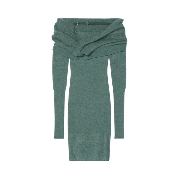 Jacquemus 🩶 La Robe Ascua Wool Knitted Dress - Picture 3 of 8